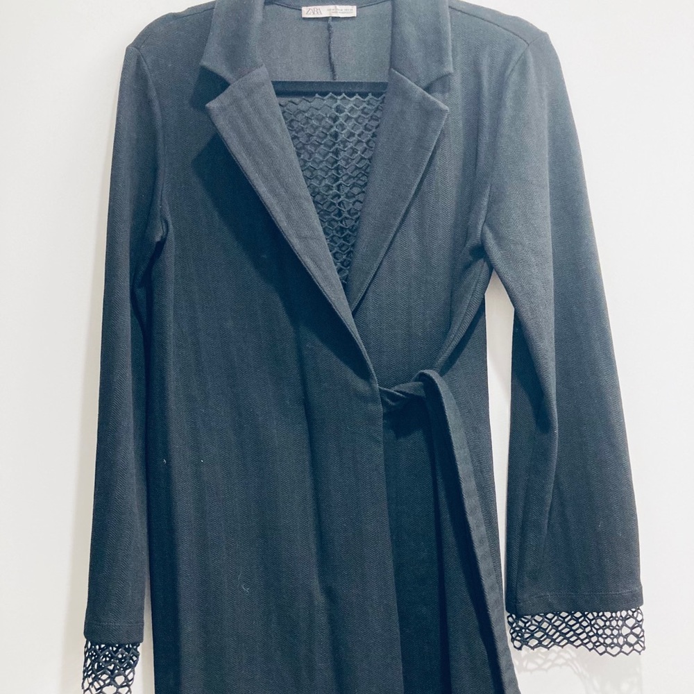 Zara Blazer Dress with Mesh Detail